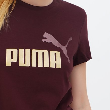 Футболка Puma ESS+ Metallic Logo Tee - 140902, фото 4 - інтернет-магазин MEGASPORT