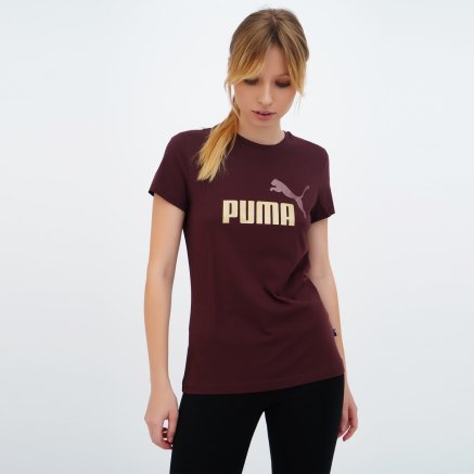 Футболка Puma ESS+ Metallic Logo Tee - 140902, фото 1 - інтернет-магазин MEGASPORT