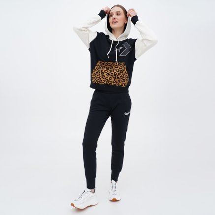 Кофта Converse Leopard Pocket Stand Out Go To Hoodie - 144321, фото 3 - интернет-магазин MEGASPORT