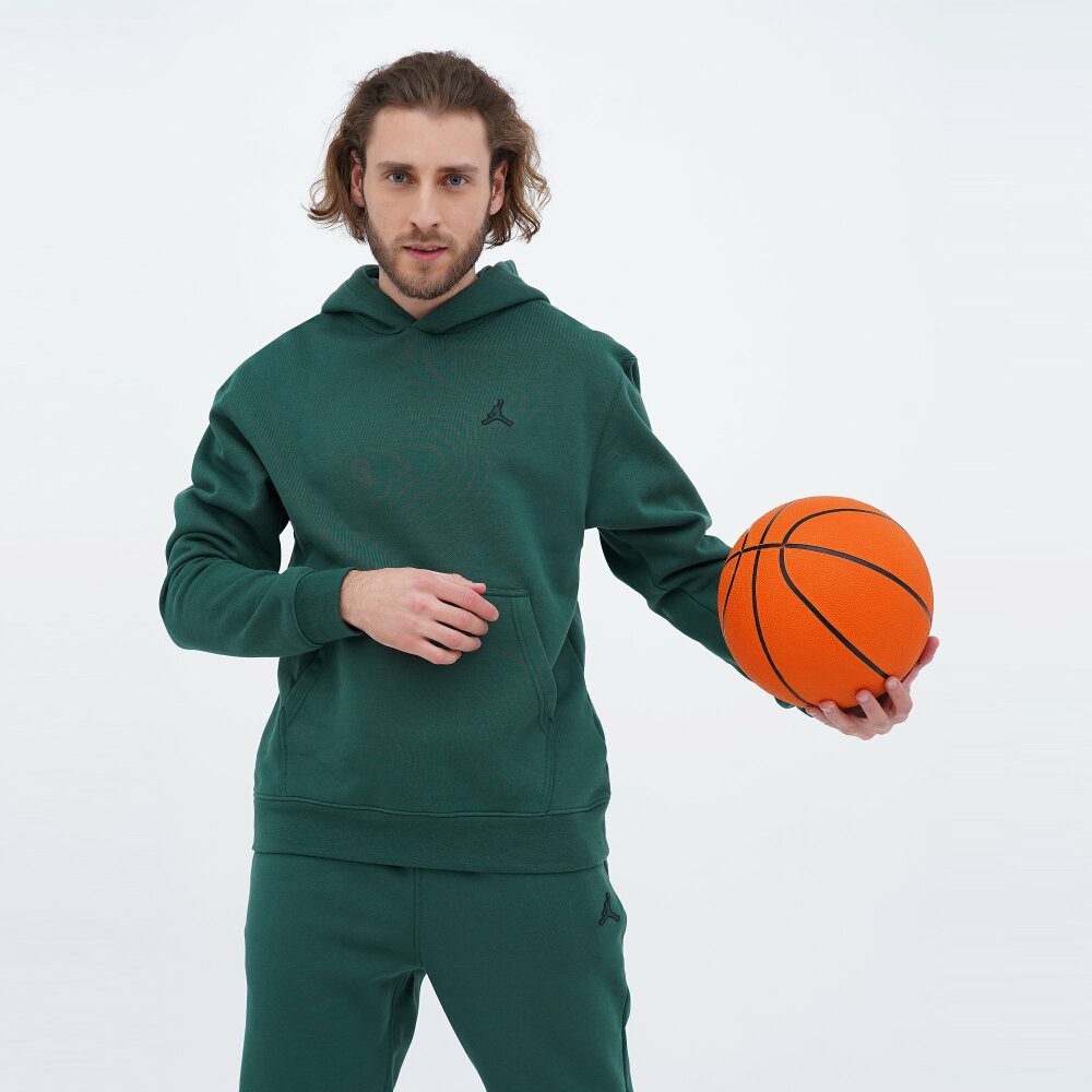 ｊｊ Кофта Jordan M J ESS JD AIR STRCH FLC HDY | Колір: зелений