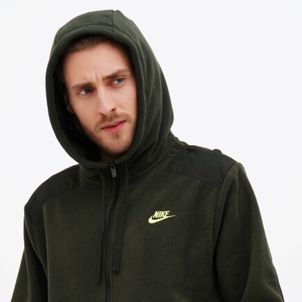 Кофта Nike M Nsw Spe+ Flc Fz Top Winter | Цвет:хаки | купить в интернет ...