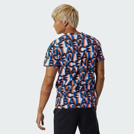 Футболка New Balance Heathertech Printed - 146059, фото 3 - інтернет-магазин MEGASPORT