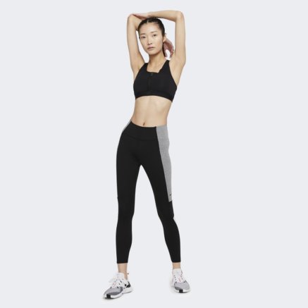 Топ Nike W Nk Df Swsh Zip Front Bra - 146426, фото 2 - интернет-магазин MEGASPORT