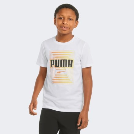 Футболка Puma детская Alpha Graphic Tee - 147531, фото 1 - интернет-магазин MEGASPORT