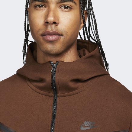 Кофта Nike M NSW TCH FLC HOODIE FZ WR - 147681, фото 4 - інтернет-магазин MEGASPORT