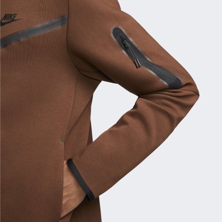 Кофта Nike M NSW TCH FLC HOODIE FZ WR - 147681, фото 5 - інтернет-магазин MEGASPORT