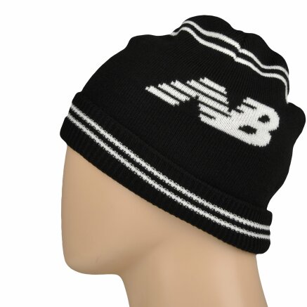 Шапка New Balance Lifestyle Knit Beanie - 105528, фото 2 - інтернет-магазин MEGASPORT