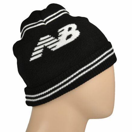 Шапка New Balance Lifestyle Knit Beanie - 105528, фото 4 - інтернет-магазин MEGASPORT