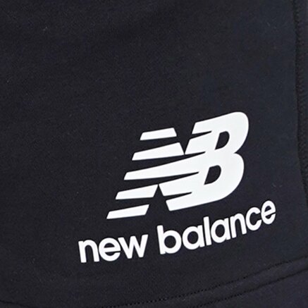 Шорти New Balance Essentials Stacked Logo - 122500, фото 4 - інтернет-магазин MEGASPORT