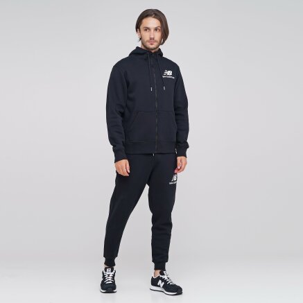 Кофта New Balance Essentials Brush Fleece Fz - 124846, фото 2 - интернет-магазин MEGASPORT