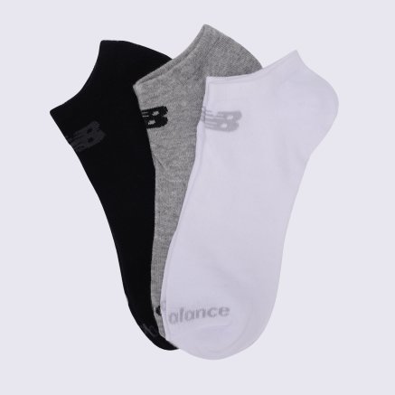 Носки New Balance Performance Cotton Flat Knit No Show 3 Pair - 122571, фото 1 - интернет-магазин MEGASPORT