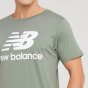 Футболка New Balance Ess Stacked Logo, фото 4 - интернет магазин MEGASPORT