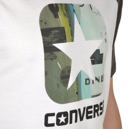 Футболка Converse Icon Pattern Fill Classic Fit Ss Raglan - 93307, фото 5 - интернет-магазин MEGASPORT