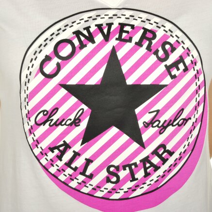Футболка Converse Off Center Stripe Fill CP Vneck Tee - 101287, фото 5 - интернет-магазин MEGASPORT
