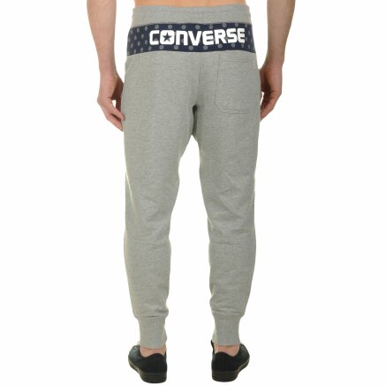 Спортивные штаны Converse Men's Dots Pattern Knit Pant - 101180, фото 3 - интернет-магазин MEGASPORT