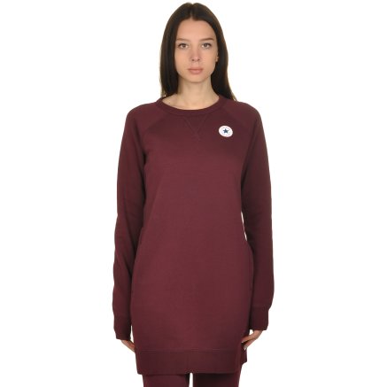 Платье Converse Core Sweatshirt Dress - 106950, фото 1 - интернет-магазин MEGASPORT