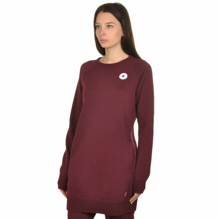 Платье Converse Core Sweatshirt Dress - 106950, фото 2 - интернет-магазин MEGASPORT