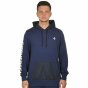 Кофта Converse Mixed Media Pullover Hoodie, фото 1 - інтернет магазин MEGASPORT