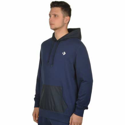 Кофта Converse Mixed Media Pullover Hoodie - 106962, фото 2 - інтернет-магазин MEGASPORT