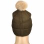 Шапка Converse Fur Pom Knit, фото 3 - інтернет магазин MEGASPORT