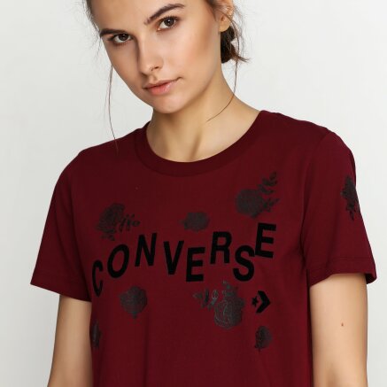 Футболка Converse Floral Crew Tee - 113038, фото 4 - інтернет-магазин MEGASPORT
