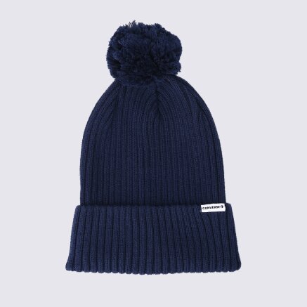 Шапка Converse Rib Knit Pom Watchcap - 113179, фото 1 - інтернет-магазин MEGASPORT