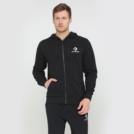 Кофта Converse Star Chevron Fz Hoodie - 113065, фото 1 - інтернет-магазин MEGASPORT