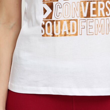 Футболка Converse Femme Verbiage Short Sleeve Crew - 116994, фото 5 - інтернет-магазин MEGASPORT