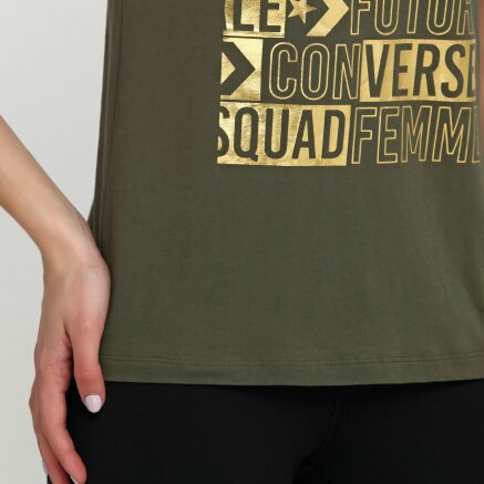 Футболка Converse Femme Verbiage Short Sleeve Crew - 116995, фото 5 - интернет-магазин MEGASPORT