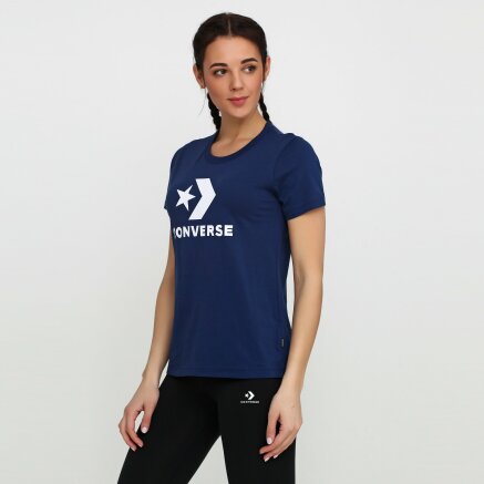 Футболка Converse Star Chevron Core Ss Tee - 117025, фото 1 - интернет-магазин MEGASPORT