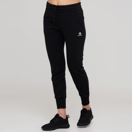 Спортивные штаны Converse Womens Embroidered Star Chevron Pant Ft - 134815, фото 1 - интернет-магазин MEGASPORT