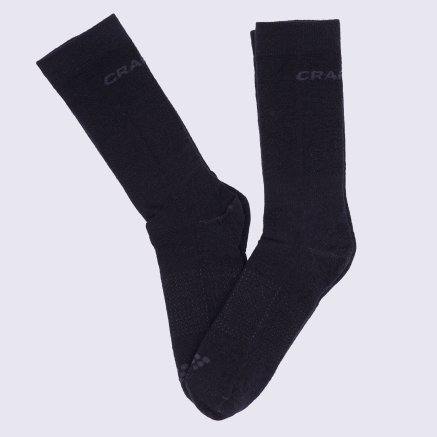Шкарпетки Craft CORE WOOL LINER SOCK 2-PACK BLACK - 127613, фото 1 - інтернет-магазин MEGASPORT
