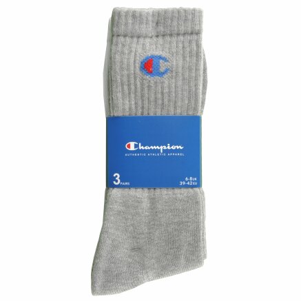 Шкарпетки Champion 3pk Crew Socks - 92650, фото 3 - інтернет-магазин MEGASPORT