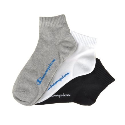 Шкарпетки Champion 3pk Quarter Socks - 92654, фото 1 - інтернет-магазин MEGASPORT