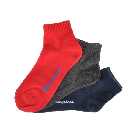 Шкарпетки Champion 3pk Quarter Socks - 92656, фото 1 - інтернет-магазин MEGASPORT