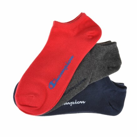 Шкарпетки Champion 3pk Sneaker Socks - 92662, фото 1 - інтернет-магазин MEGASPORT
