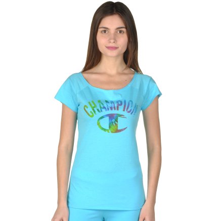 Футболка Champion Boat Neck T'shirt - 92692, фото 1 - интернет-магазин MEGASPORT