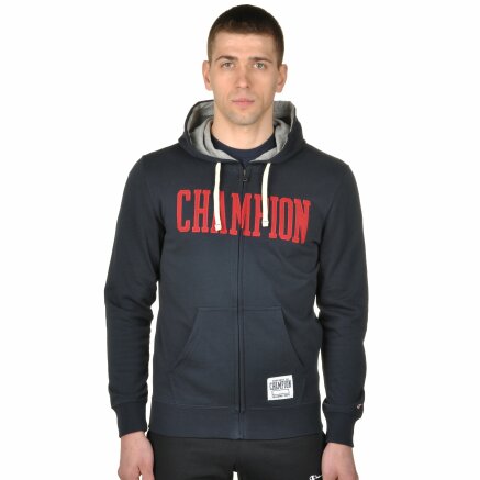 Кофта Champion Hooded Full Zip Sweatshirt - 92730, фото 1 - интернет-магазин MEGASPORT