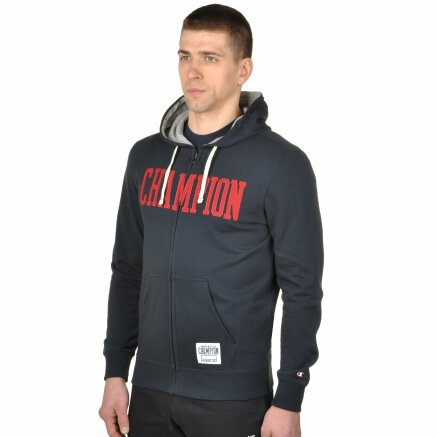 Кофта Champion Hooded Full Zip Sweatshirt - 92730, фото 2 - интернет-магазин MEGASPORT