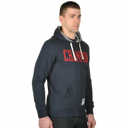 Кофта Champion Hooded Full Zip Sweatshirt - 92730, фото 4 - интернет-магазин MEGASPORT