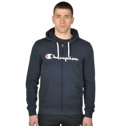 Кофта Champion Hooded Full Zip Sweatshirt - 92750, фото 1 - интернет-магазин MEGASPORT