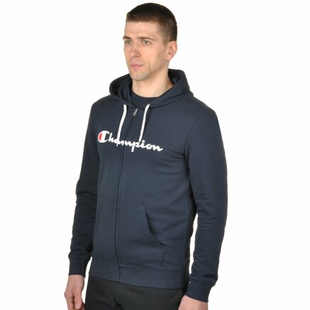 Кофта Champion Hooded Full Zip Sweatshirt - 92750, фото 2 - интернет-магазин MEGASPORT