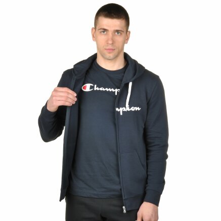 Кофта Champion Hooded Full Zip Sweatshirt - 92750, фото 5 - интернет-магазин MEGASPORT