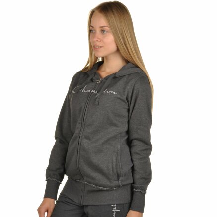 Кофта Champion Hooded Full Zip Sweatshirt - 95307, фото 2 - интернет-магазин MEGASPORT