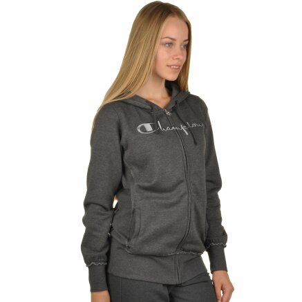 Кофта Champion Hooded Full Zip Sweatshirt - 95307, фото 4 - интернет-магазин MEGASPORT