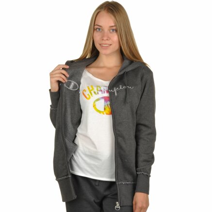 Кофта Champion Hooded Full Zip Sweatshirt - 95307, фото 5 - интернет-магазин MEGASPORT