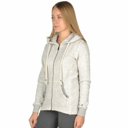 Кофта Champion Hooded Full Zip Sweatshirt - 95319, фото 2 - інтернет-магазин MEGASPORT