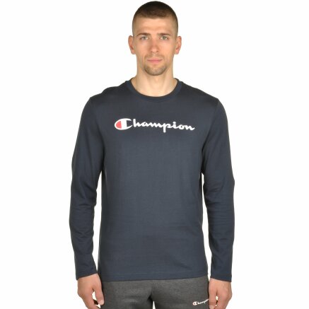 Футболка Champion Long Sleeve Crewneck T-Shirt - 95207, фото 1 - интернет-магазин MEGASPORT