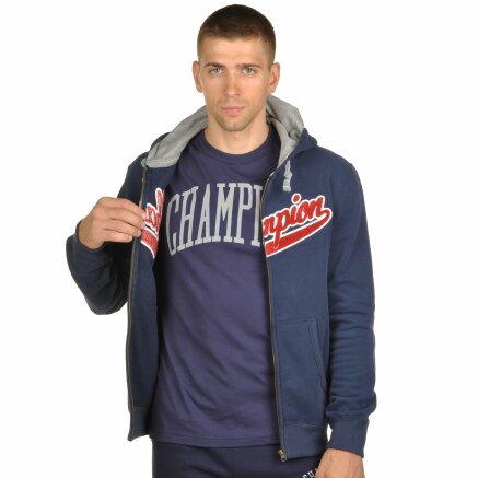 Кофта Champion Hooded Full Zip Sweatshirt - 95231, фото 5 - інтернет-магазин MEGASPORT