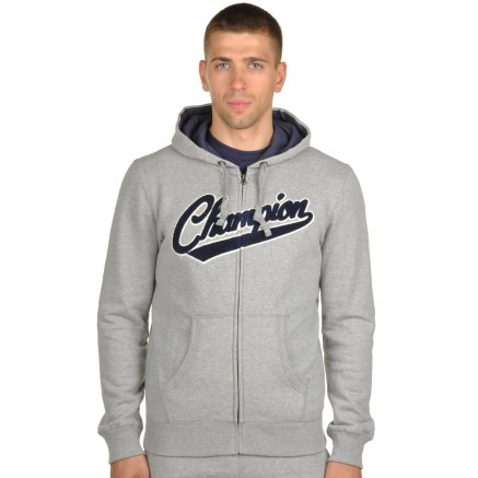 Кофта Champion Hooded Full Zip Sweatshirt - 95232, фото 1 - интернет-магазин MEGASPORT